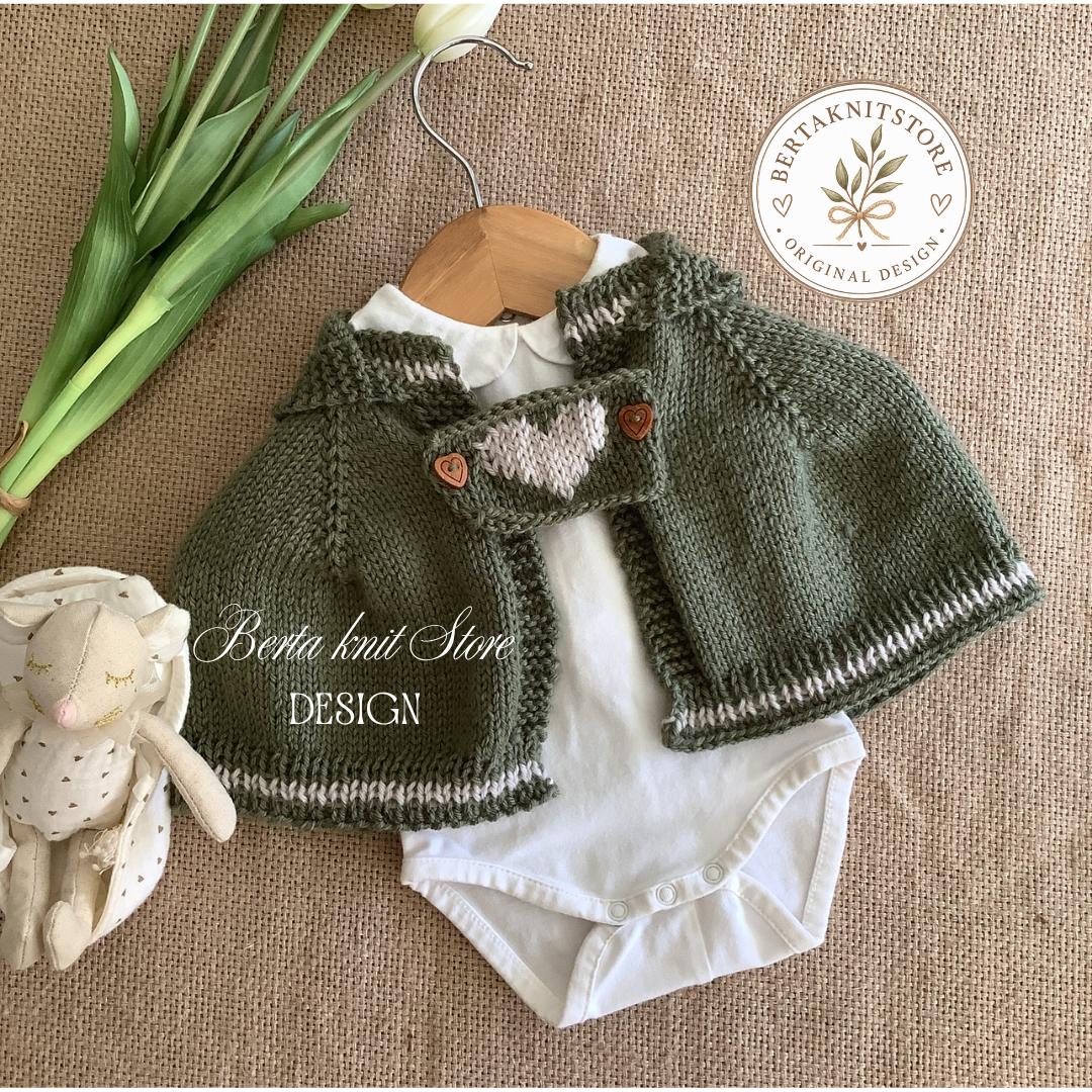 Little Heart Hooded Cape