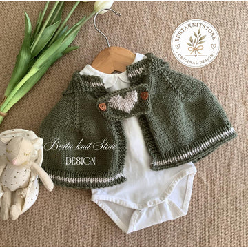 Little Heart Hooded Cape