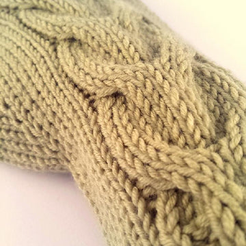 Double Cable Mittens