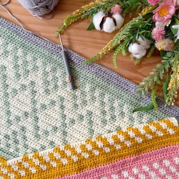 Diamond Mosaic Blanket