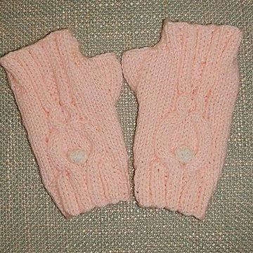 Bunny Fingerless Mittens Design 2
