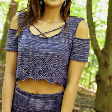 Better Lace Than Never Crop Top and Skirt Set