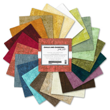 Robert Kaufman Chalk and Charcoal 5" Squares
