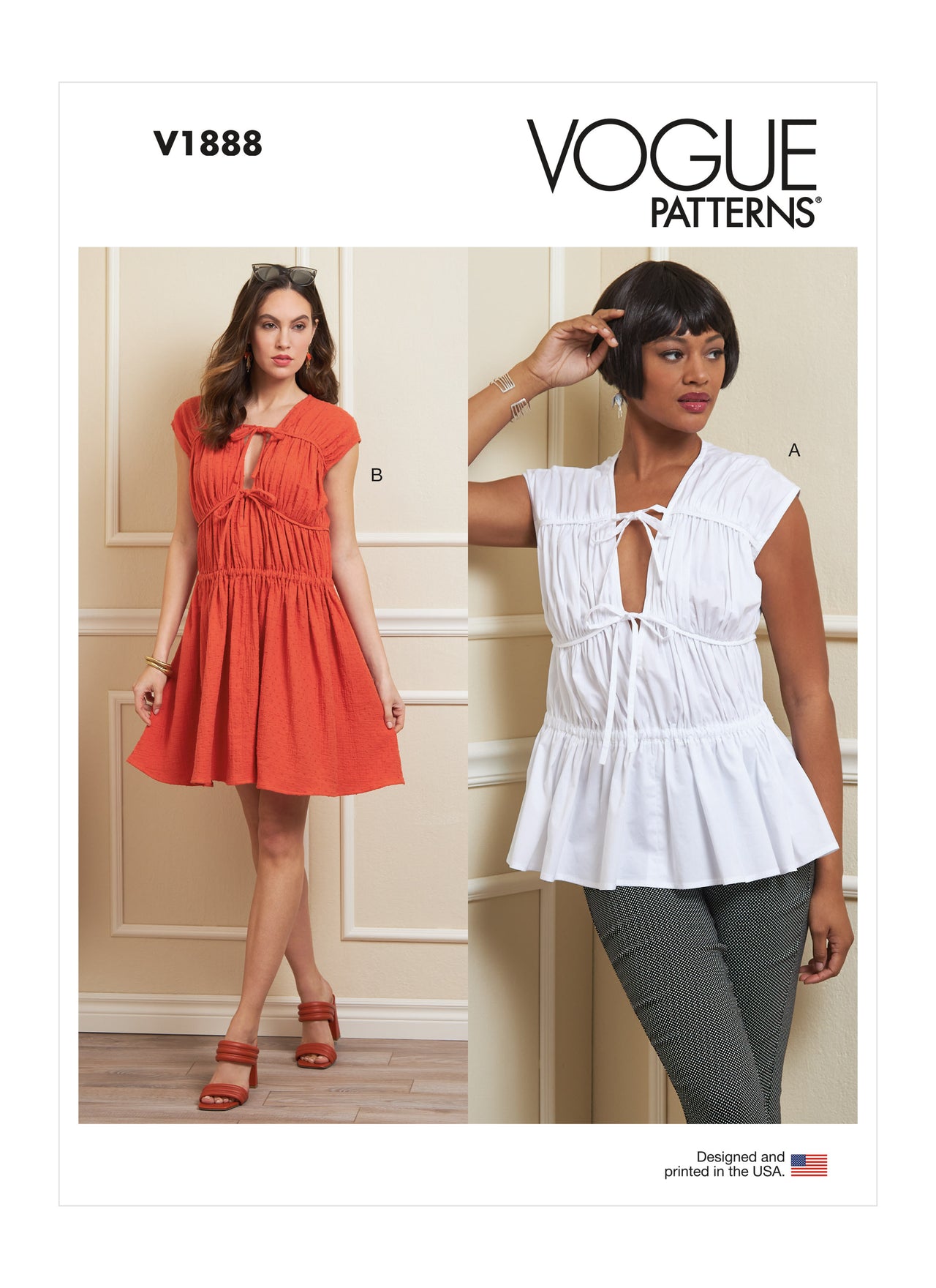 Vogue Sewing Misses' Top V1888 - Sewing Pattern