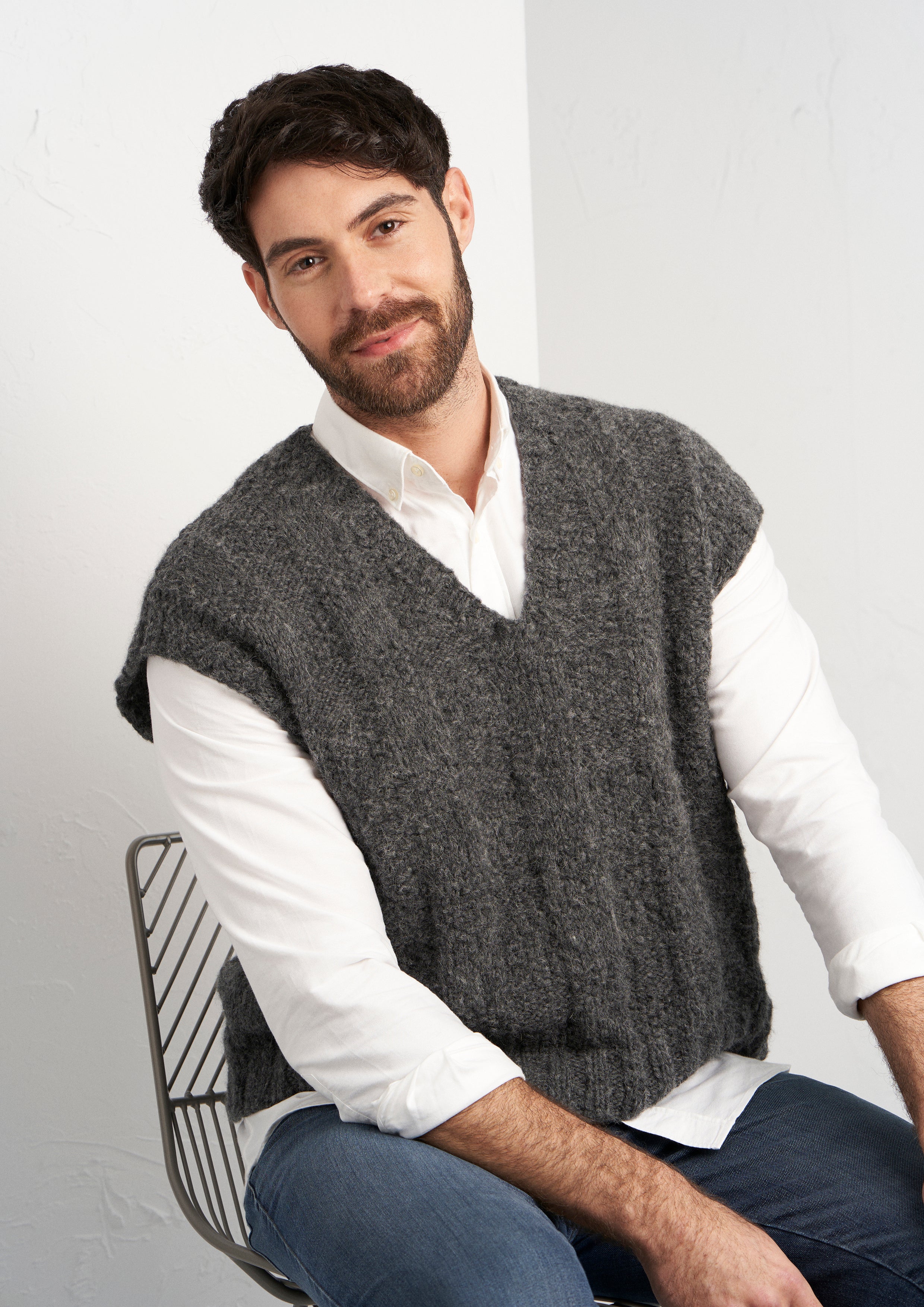 Clipper Slipover in Rowan Brushed Fleece - RTP004-0014-ENPFRP - Downloadable PDF