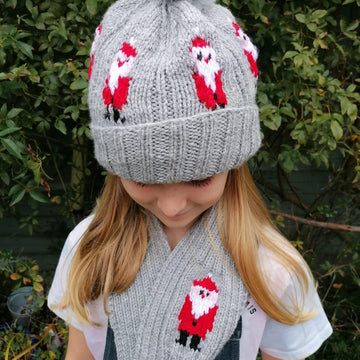 Santa Hat and Scarf Set