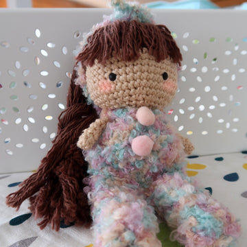 Cute Bunny Jumpsuit For Crochet Doll