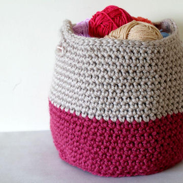 PDF19 Crochet Storage Basket
