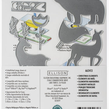 Sizzix Thinlits Dies By Lisa Jones - Christmas Elements