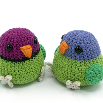 Amigurumi Plum-headed Parakeet
