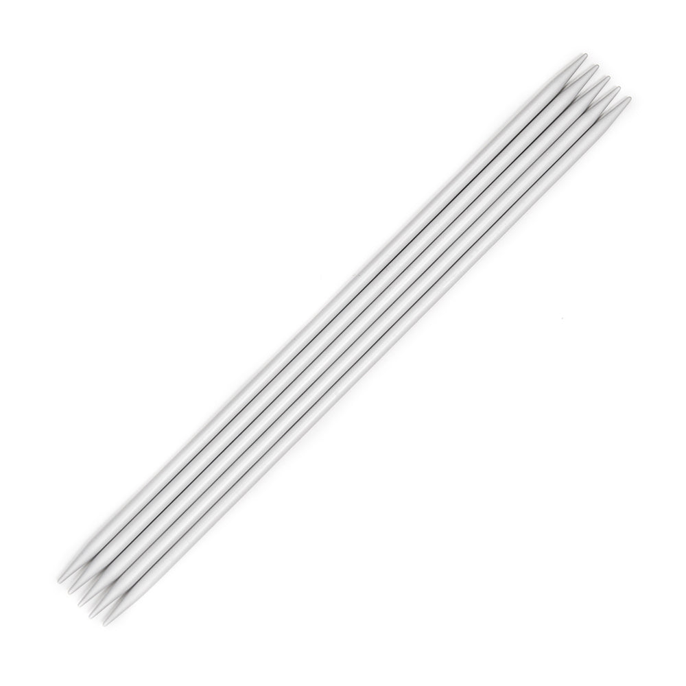 KnitPro Basix Aluminum Double Point Needles 20cm (Set of 5)