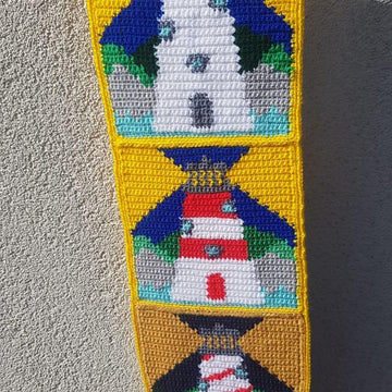 Lighthouse crochet tapestry charts