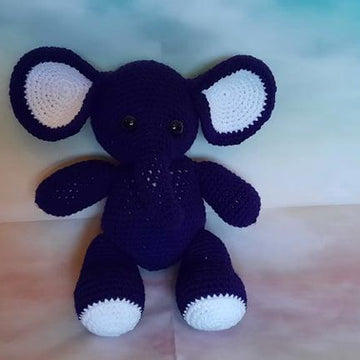 Fuchsia the Baby Elephant Crochet Pattern