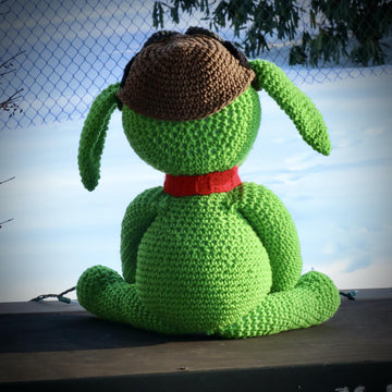 Go Dog Beans Green Dog Amigurumi