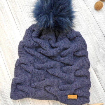 Knitting Pattern – Cable Knit Set – Beanie & Loop – No.109S/E