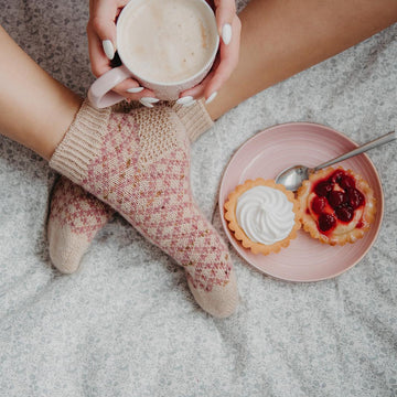 Rhubarb and Custard Socks