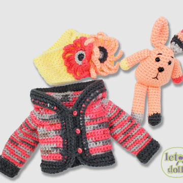 21 inch crochet doll pattern PDF, Large amigurumi doll, Khira