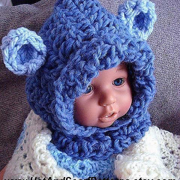 529, HOODED HAT WITH OR WITHOUT EARS