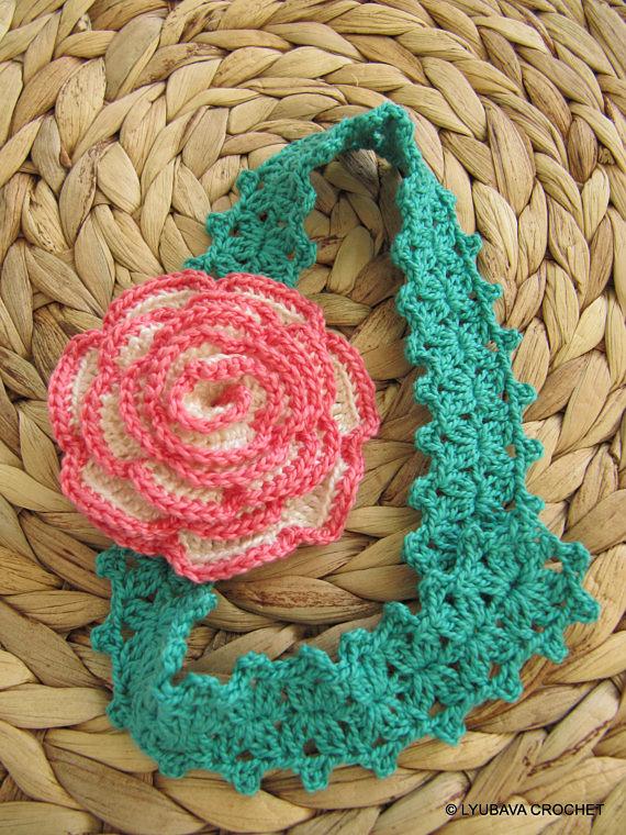 Lovely Rose Flower Headband