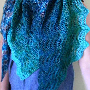 Counting Waves Shawl