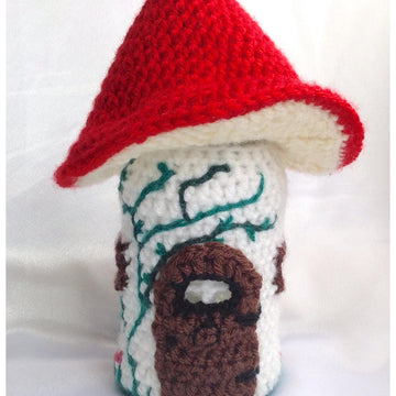 Toadstool Fairy House Jar Light