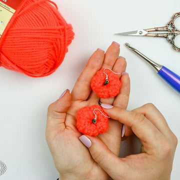 Little 3D Pumpkin Earrings