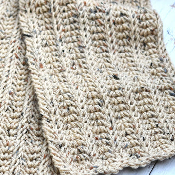 Tunisian Nautilus Mens Scarf