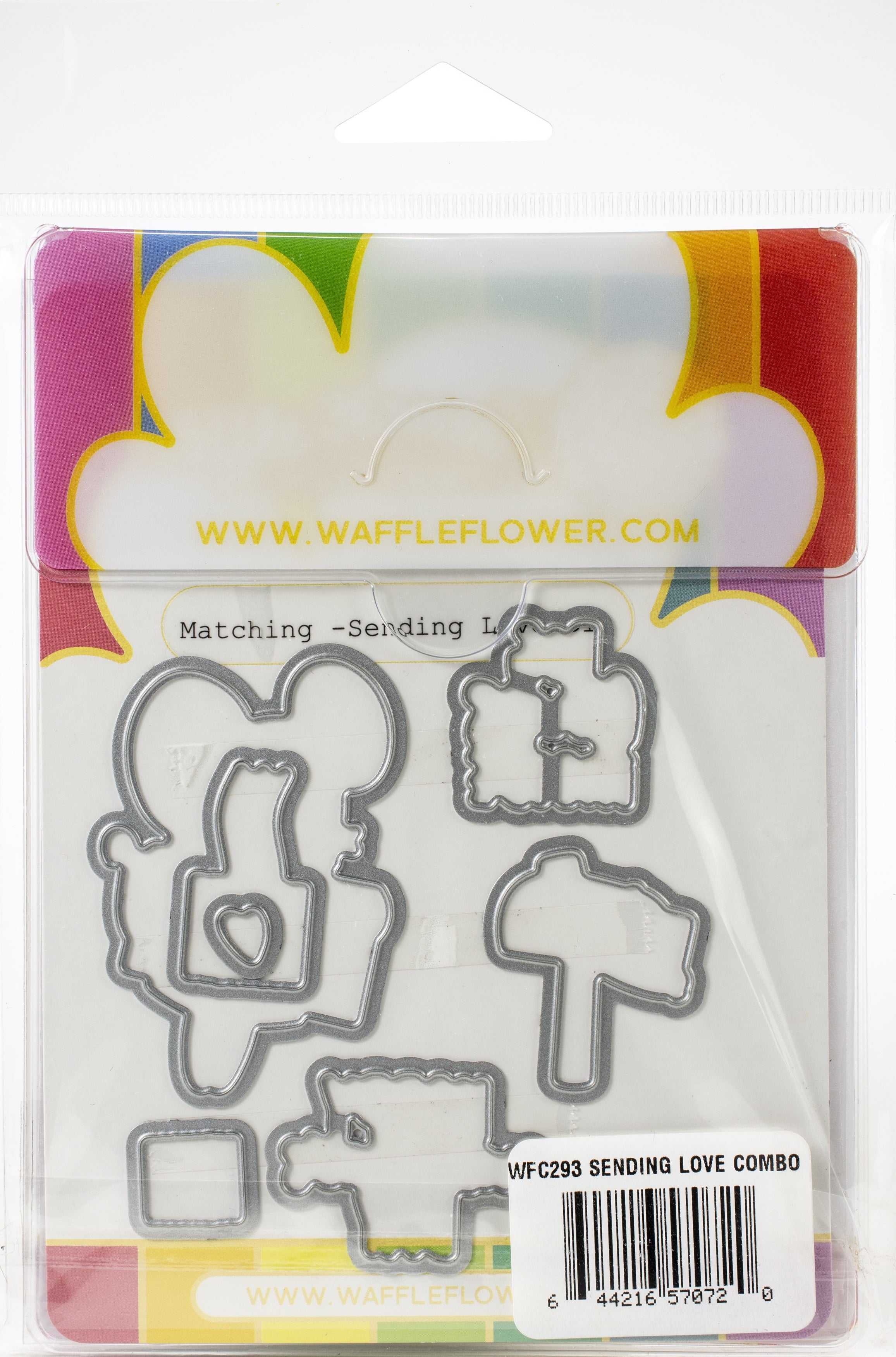 Waffle Flower Crafts Waffle Flower Stamp & Die Set - Sending Love
