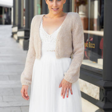 Soft bridal knit cardigan PIA