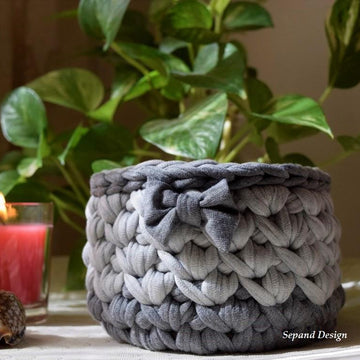 Zpaghetti (t-shirt) yarn basket-number 90-EN-FR