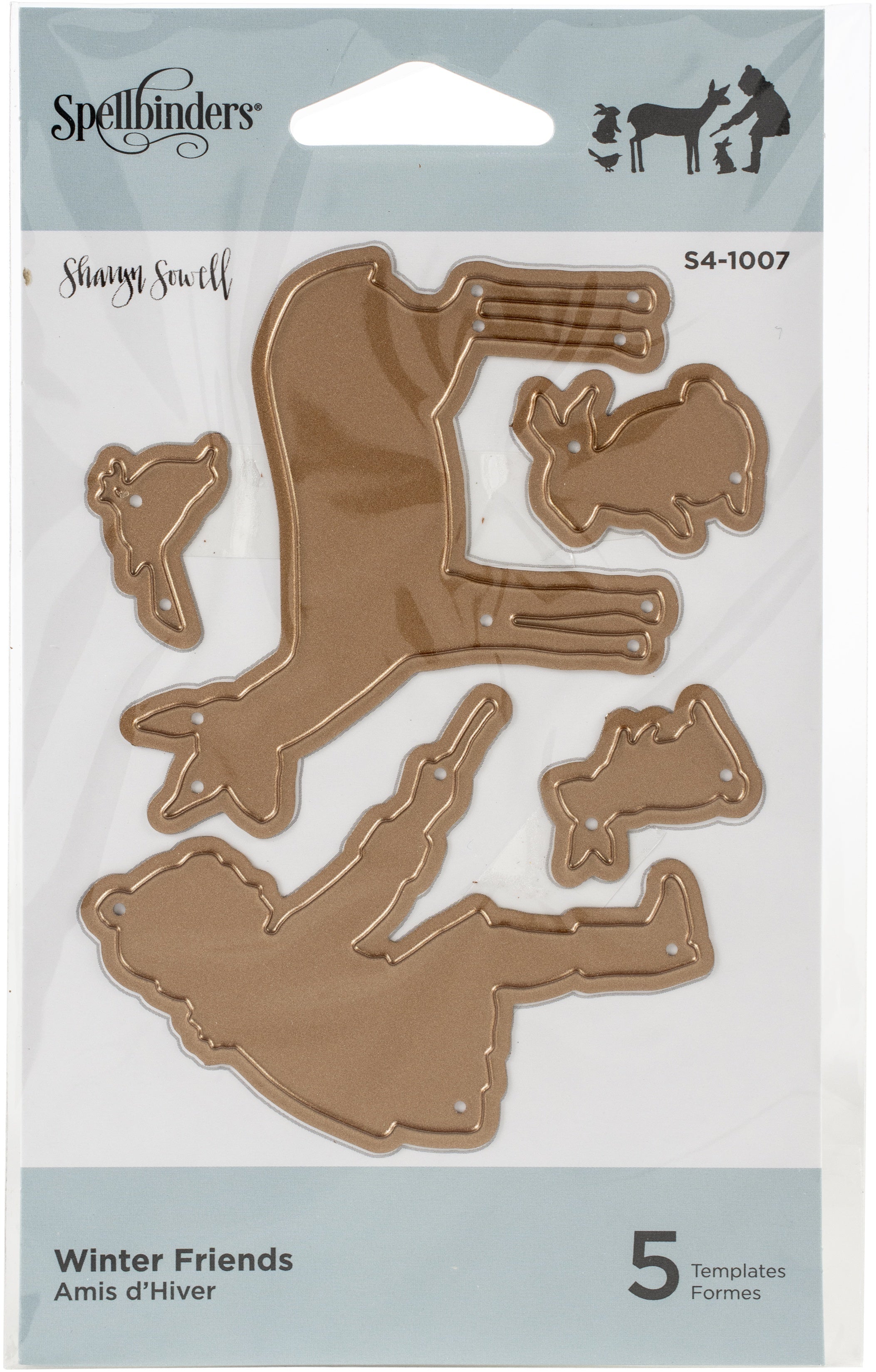 Spellbinders Shapeabilities Dies By Sharyn Sowell - Winter Friends