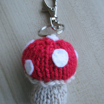 Toadstool Keyring