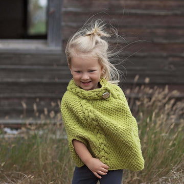 Cabled Poncho