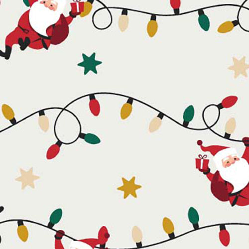 Rose & Hubble Christmas 2022 - Santa and Lights - P372IVORY