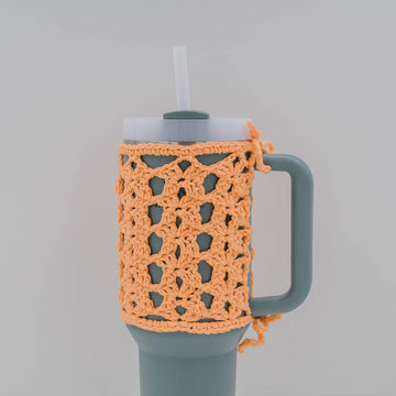 Lace Crochet Stanley Cup Holder
