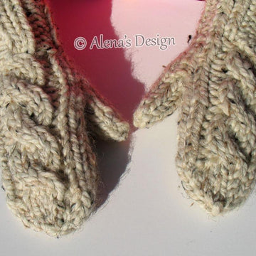 Cabled Mittens For All