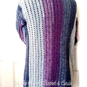 Purple Heather "Chill" Cardigan