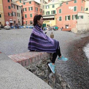 Mix di colori per un poncho