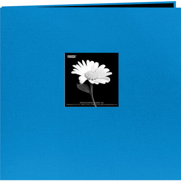 Pioneer Book Cloth Cover Post Bound Album 12"X12" - Sky Blue