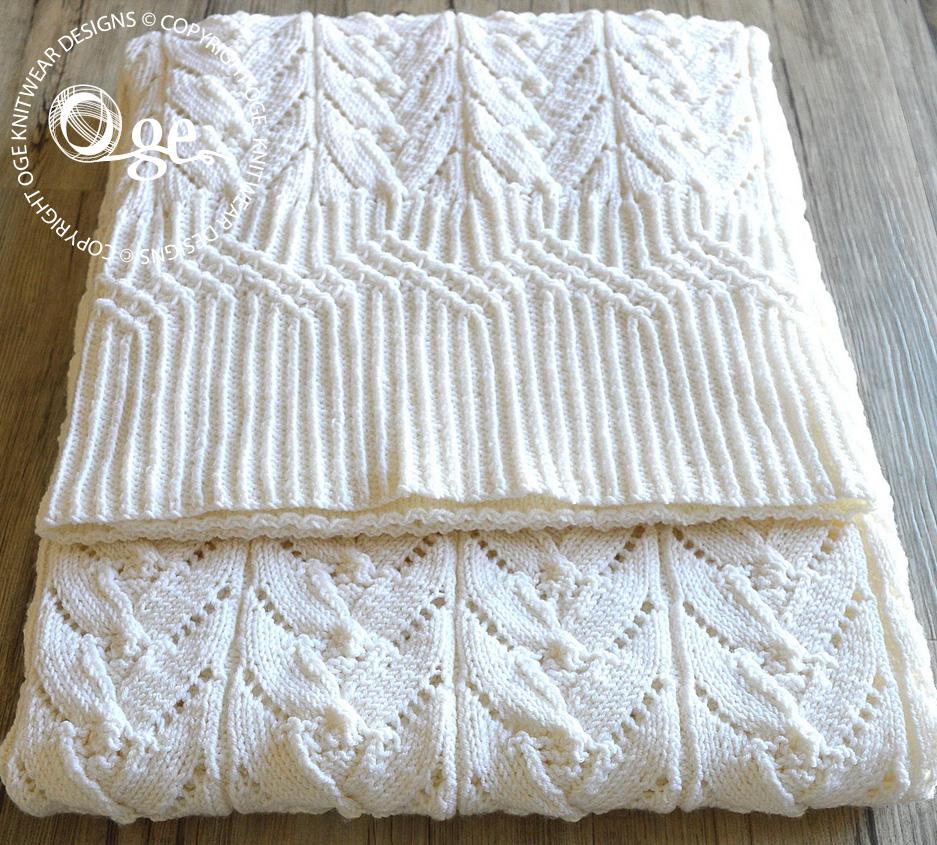 Cathedral Heirloom Baby Blanket - P069