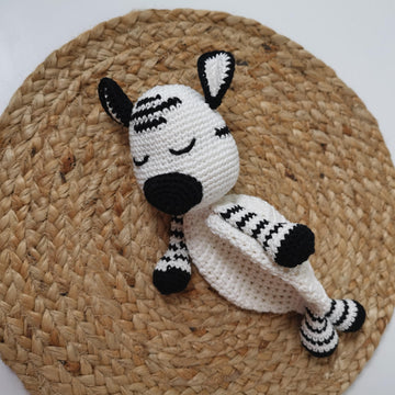 Zebra lovey - snuggler