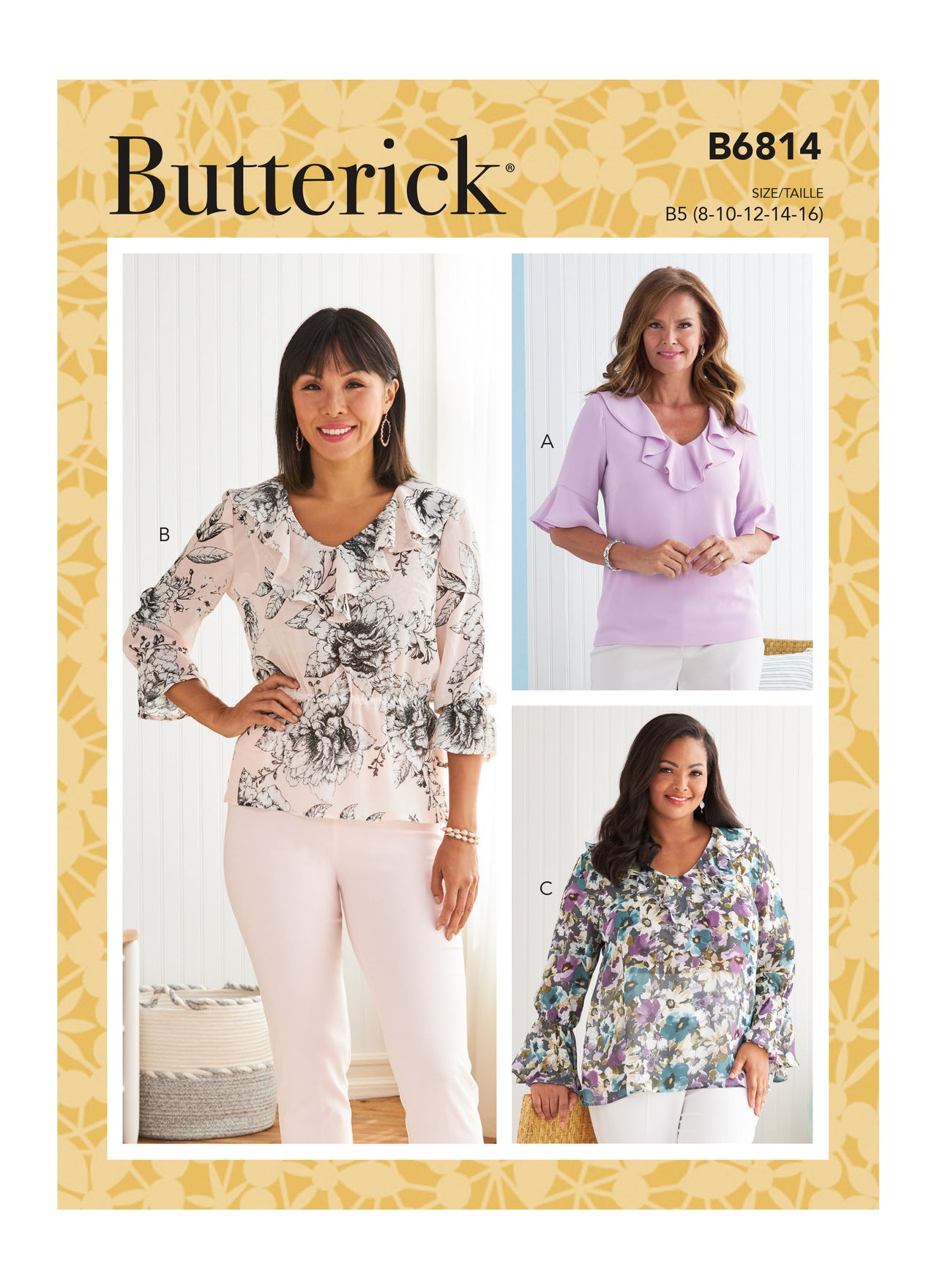 Butterick Misses' & Women's Top B6814 - Sewing Pattern