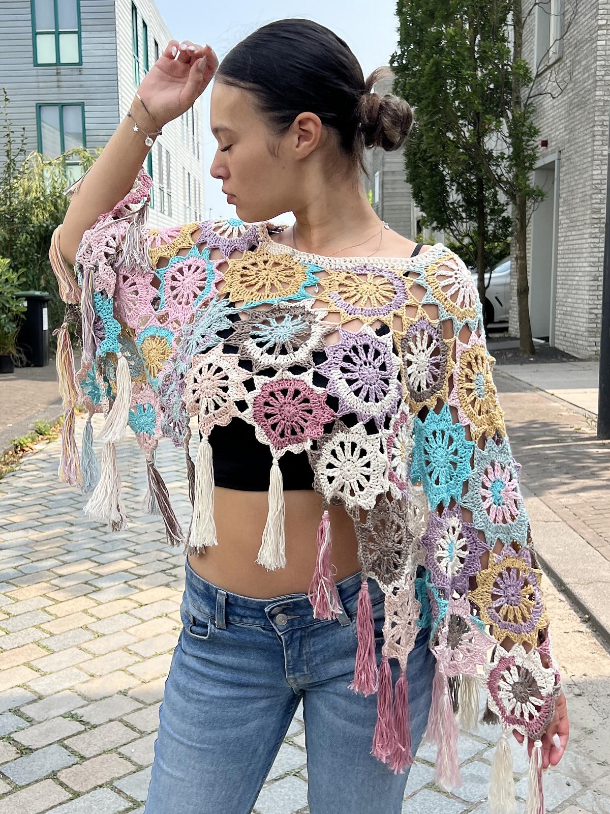 Fortune Flower Poncho