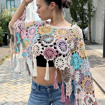 Fortune Flower Poncho