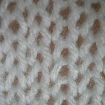Sheer knit striped sweater