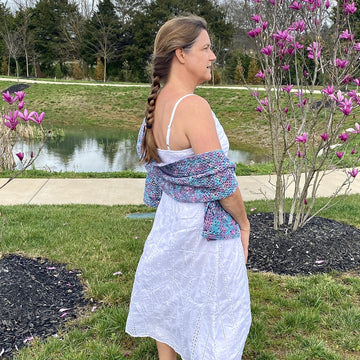 Spring Succulents Shawl