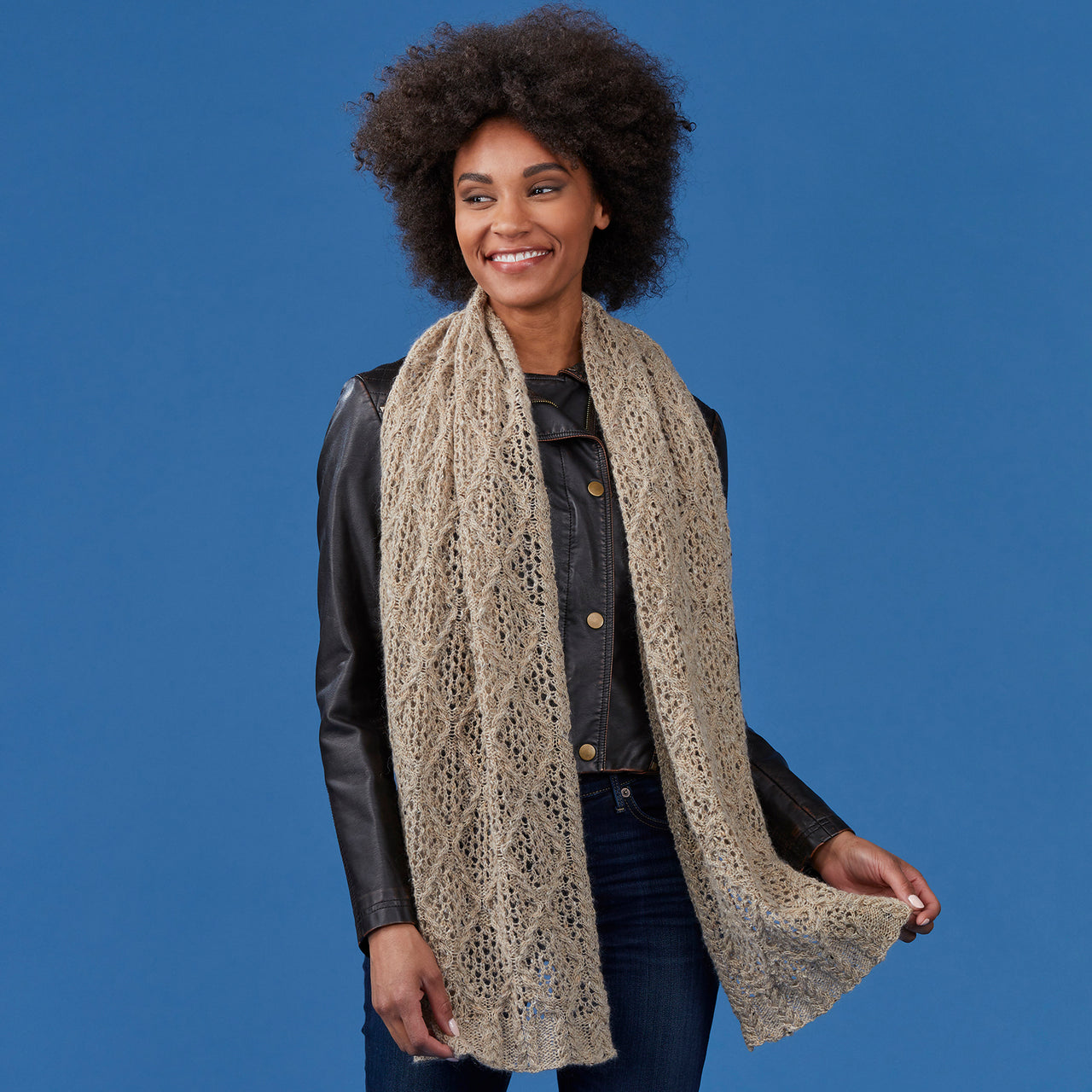 Kinsale Shawl - Knitting Pattern For Women in Tahki Yarns Donegal Tweed Fine by Tahki Yarns
