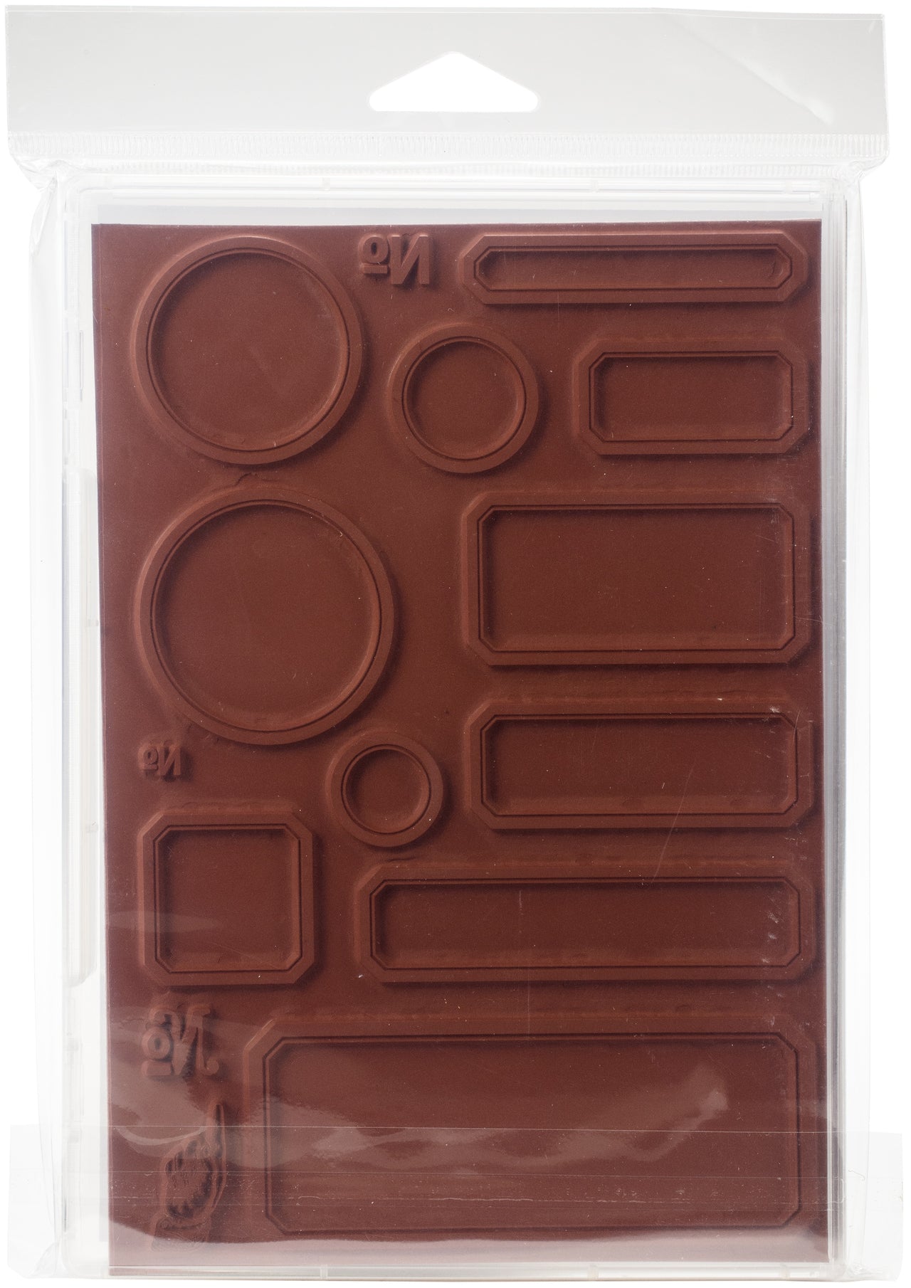Darkroom Door Cling Stamps 7.3"X5.1" - Lots Of Labels