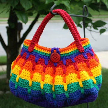 Gradient Blocks Handbag