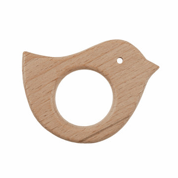 Trimits Macrame Wooden Craft Shapes for Hanging Decorations and Baby Accessories - Bird